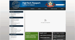 Desktop Screenshot of htpassport.ro