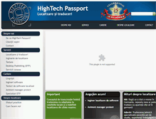 Tablet Screenshot of htpassport.ro